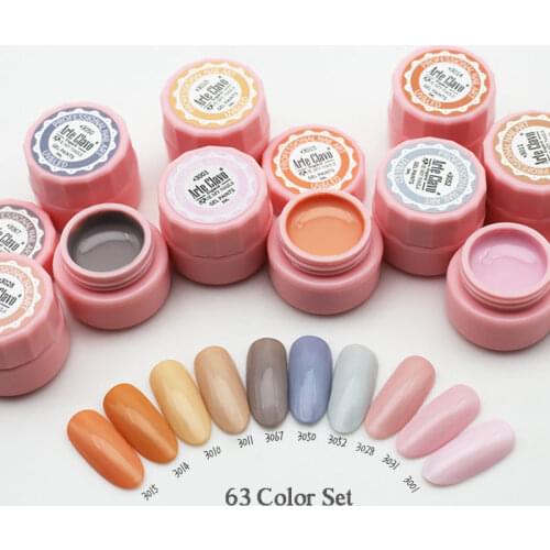 Arte Clavo 72 Colors/Set Painting Gel Nail Polish Hybird Design Of Nail Art Lacquer DIY UV LED Line Drawing Soak Off Gel Paint