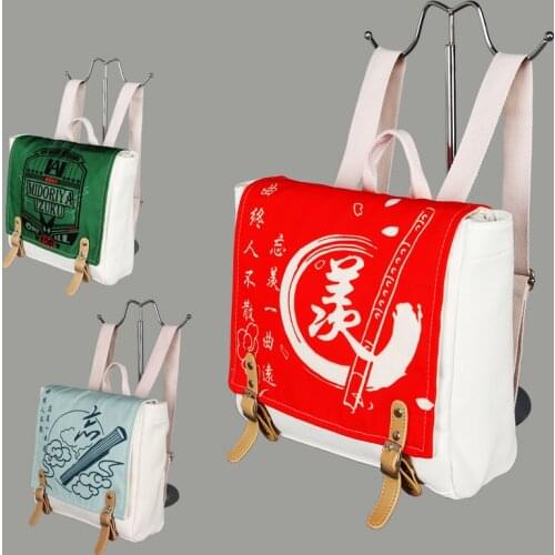 Anime Grandmaster of Demonic Cultivation Mo Dao Zu Shi One Piece Totoro Cosplay Canvas Backpack School Bag Travel Rucksack Gifts