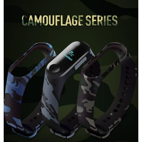 Camouflage Bracelet For Xiaomi Mi Band 4 Strap For Miband4 Miband 4 Correa Silicon For Mi Band Strap Replacement Belt