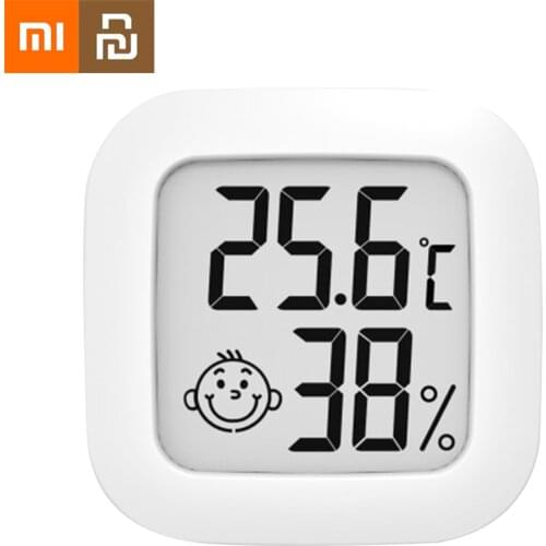 XIAOMI YOUPIN Mini Thermometer Indoor Digital LCD Temperature Sensor Humidity Meter Thermometer Room Hygrometer Weather Station