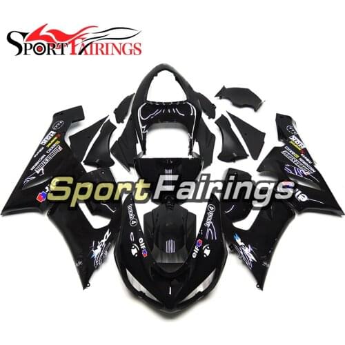 Motorcycle Fairings For Kawasaki Ninja ZX6R ZX-6R 636 05 06 2005 2006 ABS Injection Fairing Kit Bodywork Cowling Touch 4 Black