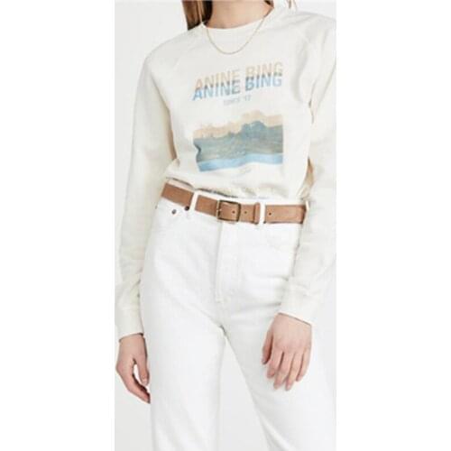 2021 New Autumn Elegant Female Sweatshirt Fashion Letter Print Women Pullovers Apricot Loose Casual High Quality Ladies Tops