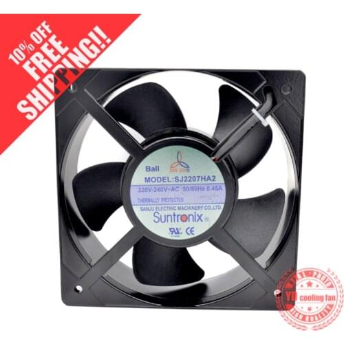 NEW Suntronix SAN JUN SANJUN SJ2207HA2 220V 0.45A 2072 ball bearing system enclosure cooling fan