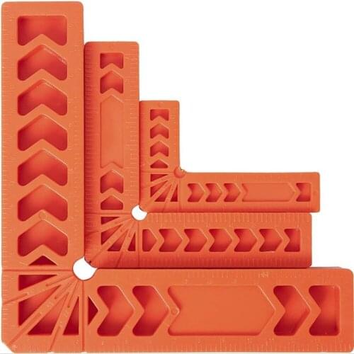 90° right angle auxiliary locator 3 inch 4 inch 6 inch household DIY woodworking tools plastic square ruler angle ruler holder