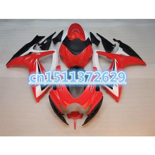 Full set Fairings for A GSXR 750 600 K6 2006 2007 OEM fairings GSX-R600 GSXR750 06 07 white red black-Dor for SUZUKI D