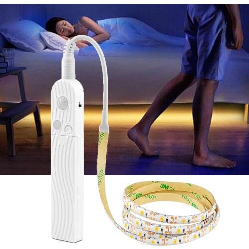 1/2/3m PIR Motion Sensor LED Cabinet Light Closet Kitchen Lighting DC 5V LED Strip TV Backlight Decoration LED Diode Tape