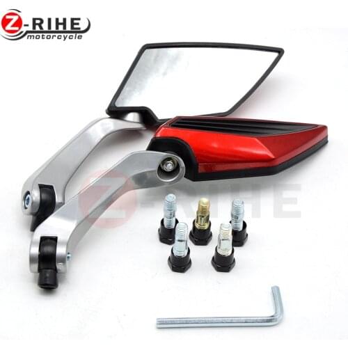 10mm 8mm universal motorbike side mirrors motorcycle rearview mirror for yamaha mt07 mt09 fz6r fz6 fazer fz1 fazer xj6 diversion