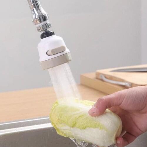 360 Degree Rotatable Kitchen Faucet Spray Head Tap Splash Filter Nozzle 3 Modes Water Tap Faucet Filter Shower Water Saving Tool