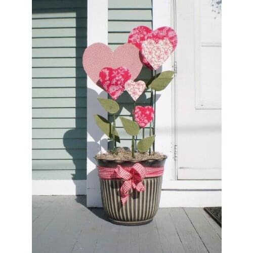 1pc Hot DIY Decoration Cloth Lover Flowers Heart Hollow Flower For Mothers Day Gift DIY Decorations Dropshipping