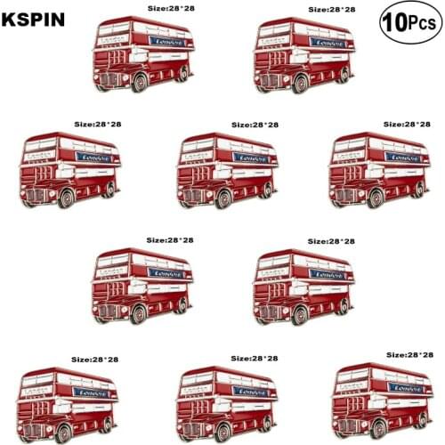 London Bus Lapel Pin Flag badge Brooch Pins Badges 10Pcs a Lot