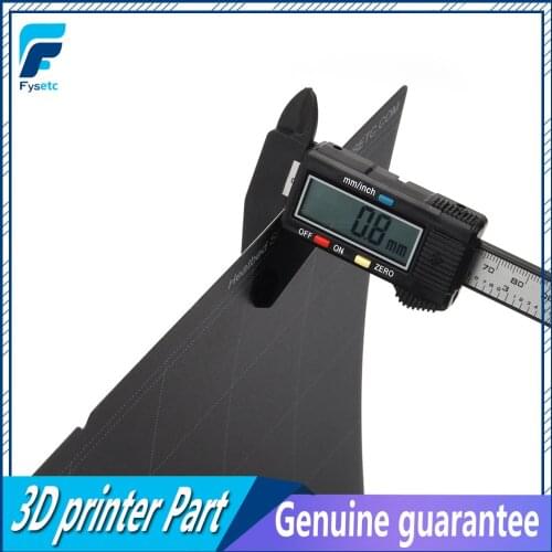 2pcs Prusa i3 MK3 MK52 Sheet Heat Bed Platform 3D Printer Buildplate Black Sticker Sheet For Prusa i3 Mk3 Mk2.5 Heat Bed