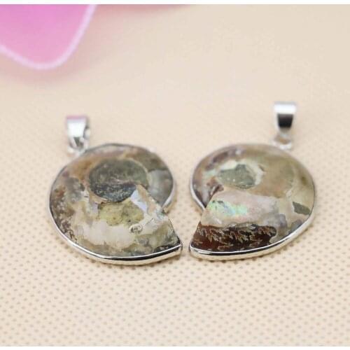 22*28mm Hot sale 2PCS Lovers Natural Abalone seashells sea shells pendants short necklace making jewelry crafts design gifts DIY