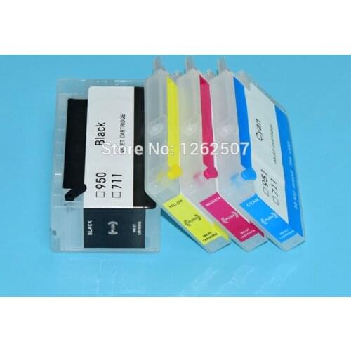 95u 952XL 953XL 954XL 955XL Refillable Ink Cartridge Without Chip For HP OfficeJet Pro 7740 8710 8715 8720 8730 8740 8210 8216