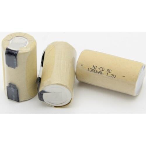 SUB C battery rechargeable SC batteries nicd akkus for power tools real capacity 1.2V 1300mah for makita for bosch for dewalt
