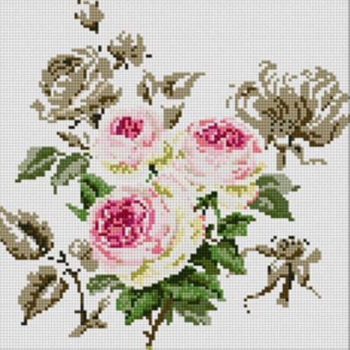 Diamond Embroidery Flowers Diamond Painting Cross Stitch Kits Full Square Resin Diamond Mosaic Home Decoration H3400