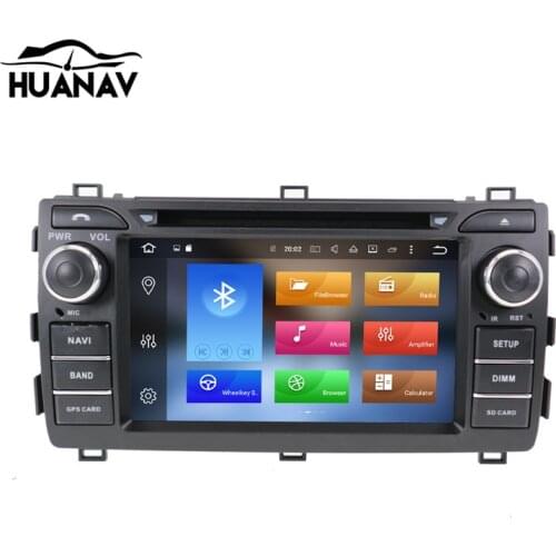 Car DVD Player For Toyota Auris 2006-2012 GPS navigation Android 8.1 multimedia 2 din radio recorder stereo support free map