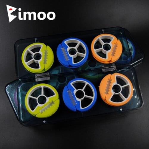 Bimoo Multi-size Silicone Main Line Leader Rig Storage Tackle Box S L Line Holders Fishing Tackle Carp Rig Holder