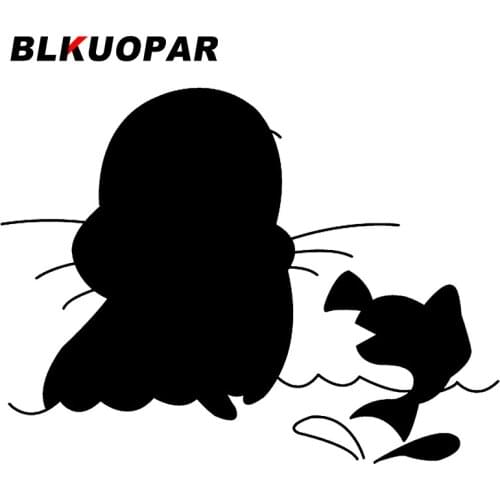 BLKUOPAR for Seals and Fish Decal Suitable for Any Flat and Smooth Clean Surface JDM RV Car Door Protector Car Sticker