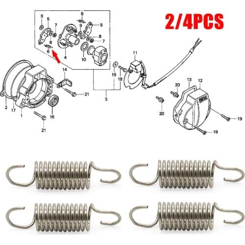 ATV Part Spark Advancer Springs For Honda TRX125 XR200R ATC 90 90K 110 125M 185 185S 200 200M 200S 200X 200ES 200E 30224-437-000