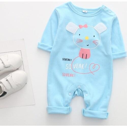 ZWF227 Baby Rompers Baby Boy Clothes Girls Clothing Newborn Infant Jumpsuit Autumn Outfits Cartoon Onesies Baby Clothes