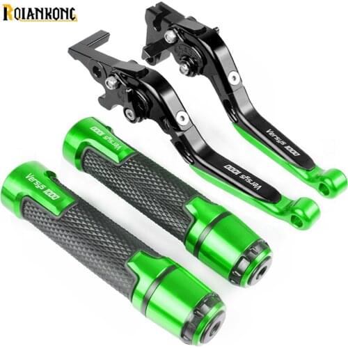For Kawasaki VERSYS 1000 VERSYS1000 ABS 2012 2013 2014 Motorcycle Brake Handle Adjustable Brake Clutch Levers Handbar End Grips