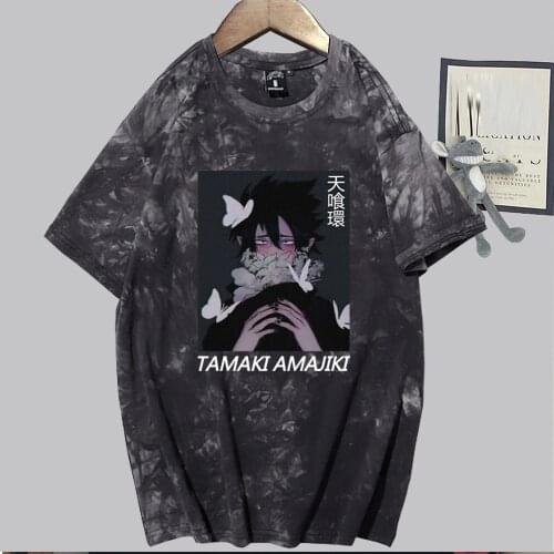 Anime My Hero Academia T-shirt Tamaki_Amajiki Funny Cartoon T Shirt Hip Hop Unisex Top Tees