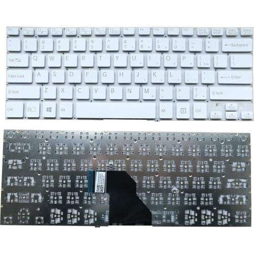 OVY US laptop keyboard for SONY SVF14 SVF142C29U SVF142C29M SVF142C SVF142 SVF141 SVF1421E2E SVF1421L1E with Backlit White