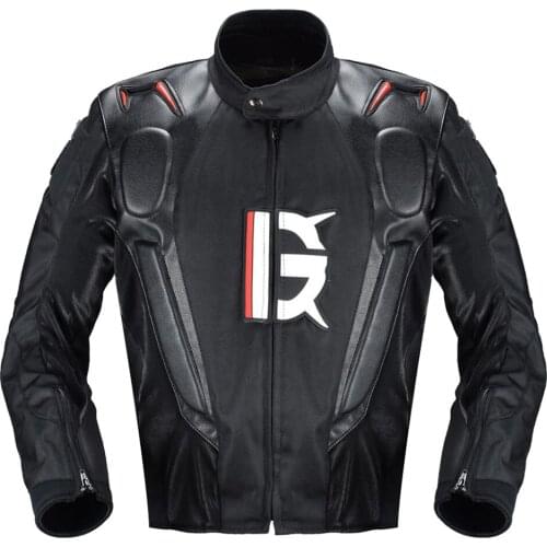 Motorcycle Jacket for Men - Motorbike Racing Biker Riding Breathable Armored Body Protector with 7 in 1 Protection Gear