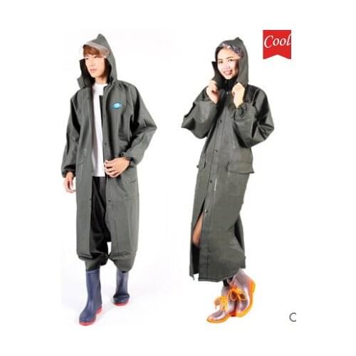 Men Womens Thickening Long Trench Raincoats burbe rry capa de chuva Gabardina Impermeable mujer Motorcycle Poncho Free Shipping