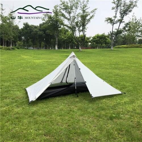 New Rodless Portable Camping Pyramid Tents Single Ultra Light Outdoor Equipment Camping Tent