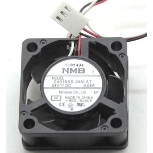 The original NMB 04015SS-24N-AT 4015 24V 4CM three-wire converter silent fan