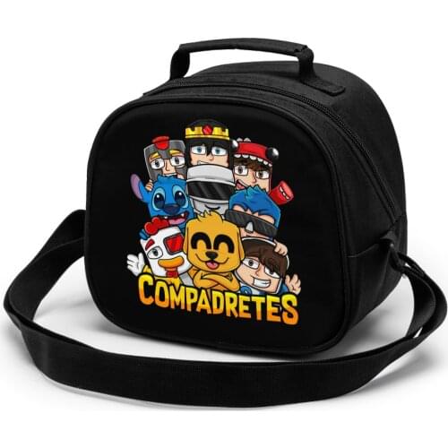 Perrito Mikecrack Children fashion lunch bag thermal insulated bag travel casual insulated picnic bag