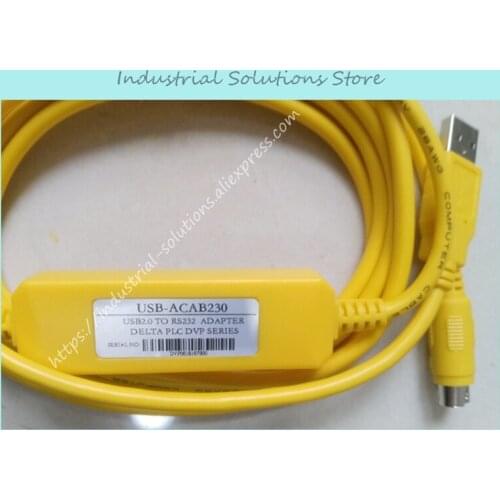PLC Programming Cable USB-DVP USB-ACAB230 Download Cable New