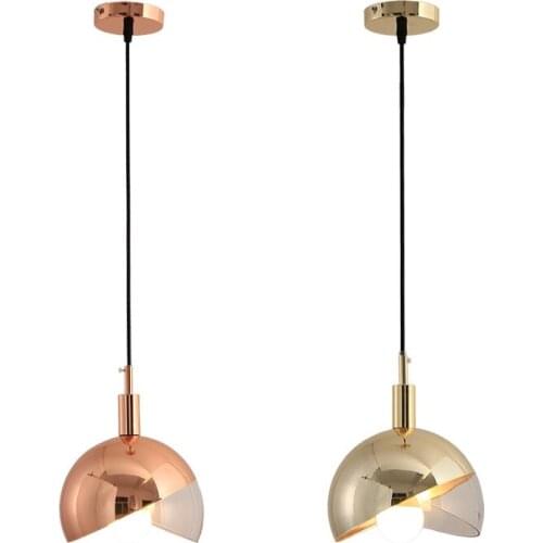 Modern GlassPendant Lights Nordic Lamp Hanging Lamp Lustre Luxury Glod Art Kitchen Hotel Hoop Deco Pendant Lamp