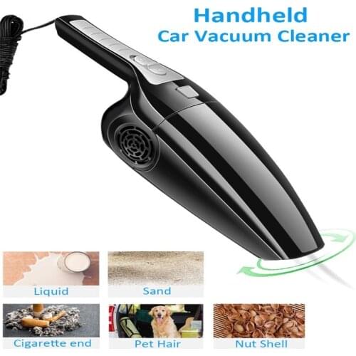 Portable Vacuum Cleaner for 12V Car Vacuum Cleaner Car Aspirateur Voiture Handheld Vacuum Cleaner For Car Auto שואב אבק לרכב