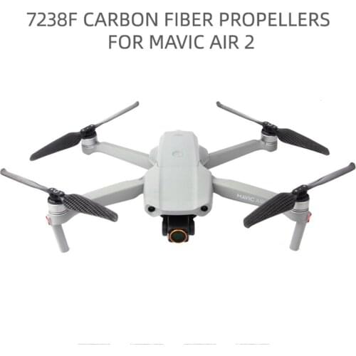7238F Carbon Fiber Propellers Quick-Release Drone Accessories for Mavic Air 2