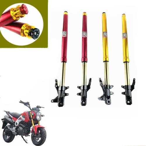 Motorcycle 665mm 720mm adjustable Front Fork Front Suspension Shock Absorber For Honda Msx125 M3 M5 M6 other electric monkey
