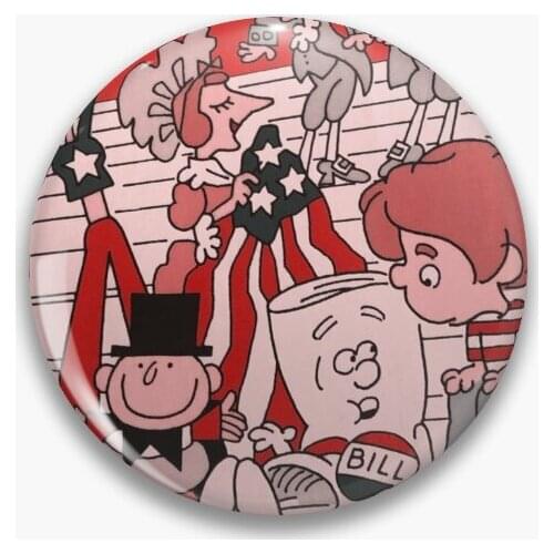 School House Rock America Rock Vhs Soft Button Pin Funny Metal Decor Cartoon Fashion Cute Lover Collar Gift Badge Hat Brooch