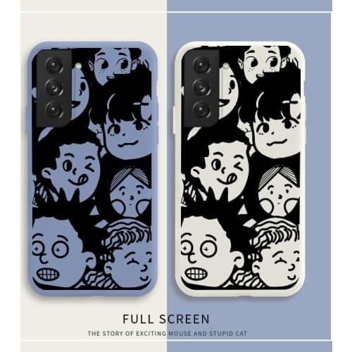 Sticky Comics Phone Case For Samsung Galaxy S21 S20 FE S10 Note 20 10 Ultra Plus A72 A52 A42 A32 A12 A02S 4G 5G Silicone Cover