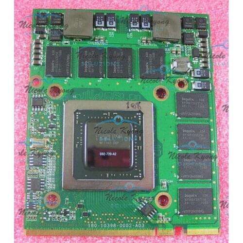 8800M GTS GTX 512MB DDR3 G92-720-A2 video VGA card for Clevo Sager M57RU M570RU M571RU M57TU M570TU M57U M570U