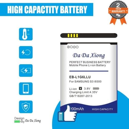 High Quality 6050mAh EB535163LU EB-L1G6LLU Battery for Samsung S3 i9300 i747 i9308 i9305 i879 i9060 i9301 i9118 i9082 i9300 L710