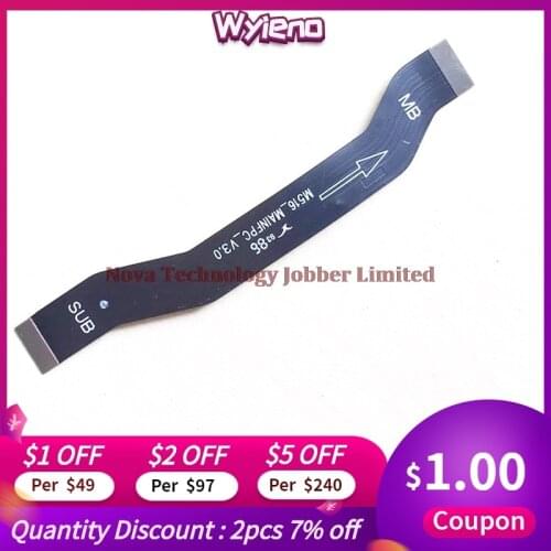 Wyieno Redrice Note8 Motherboard Ribbon For Redmi Note8 Mainboard LCD Connector Main Interboard Flex Cable + Tracking