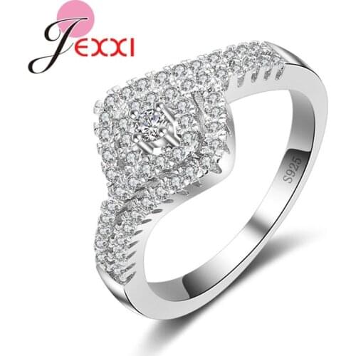 New Arrival Fashion Jewelry Rings 925 Sterling Silver Finger Ring For Women Wedding Gift Accessories