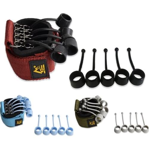 20/40/60 Lbs Finger Gripper Strength Trainer Hand Yoga Resistance Band Finger Expander Exercise Hand Grip Wrist Strength Trainer
