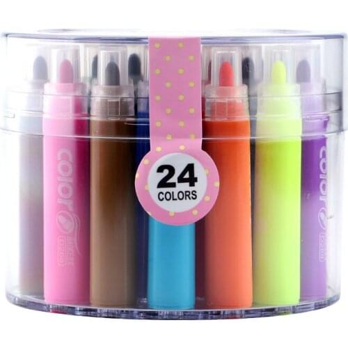 24 Boxes of Baoke D288A Micro-hole Colored Pens 24-color Sketch Pen Drawing Hook Line Pen Color Pen Drawing Pen