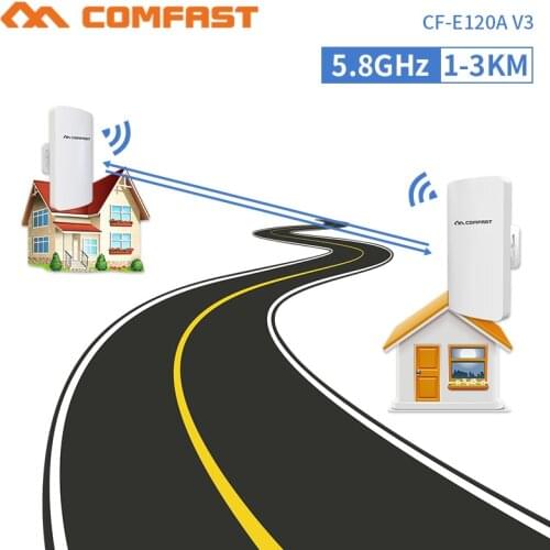 3KM Range 300Mbps 5.8G Outdoor wireless bridge wifi CPE Access Point Antenna WI-FI Router Wifi Repeater Nanostation for IP cam