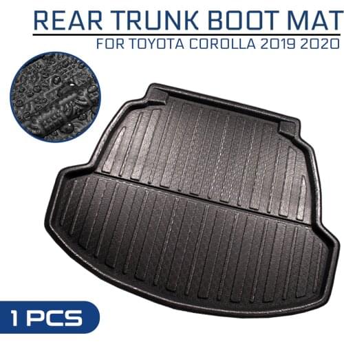 Car Floor Mat Carpet Rear Trunk Anti-mud Cover For TOYOTA COROLLA 2019 2020