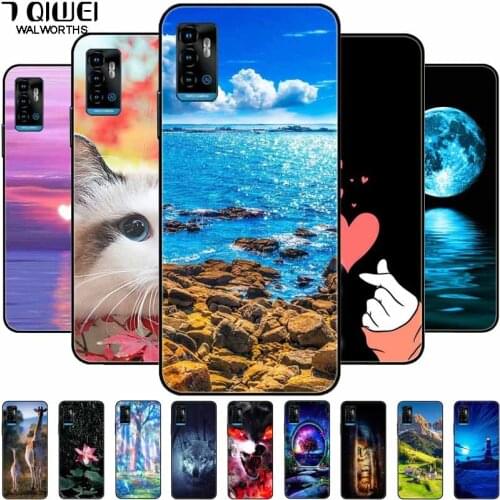 Silicone Cover for ZTE Blade A71 Case A 71 Cartoon Soft Protective Back Cases for ZTE Blade A51 / A31 / A 31 Lite Case Silicon