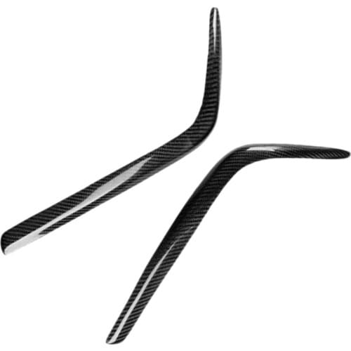 For Mercedes-Benz C W202 C180 C220 C36 Real Carbon Fiber Headlight Eyebrow Modification