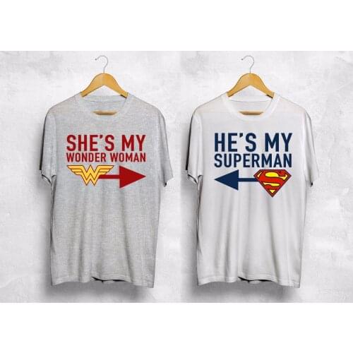 Hes My Man Shes My Woman Graphic T shirts Couple Valentines Gift Wifey Hubby Cotton Short Sleeve T-shirt Men Casual Tops Tee